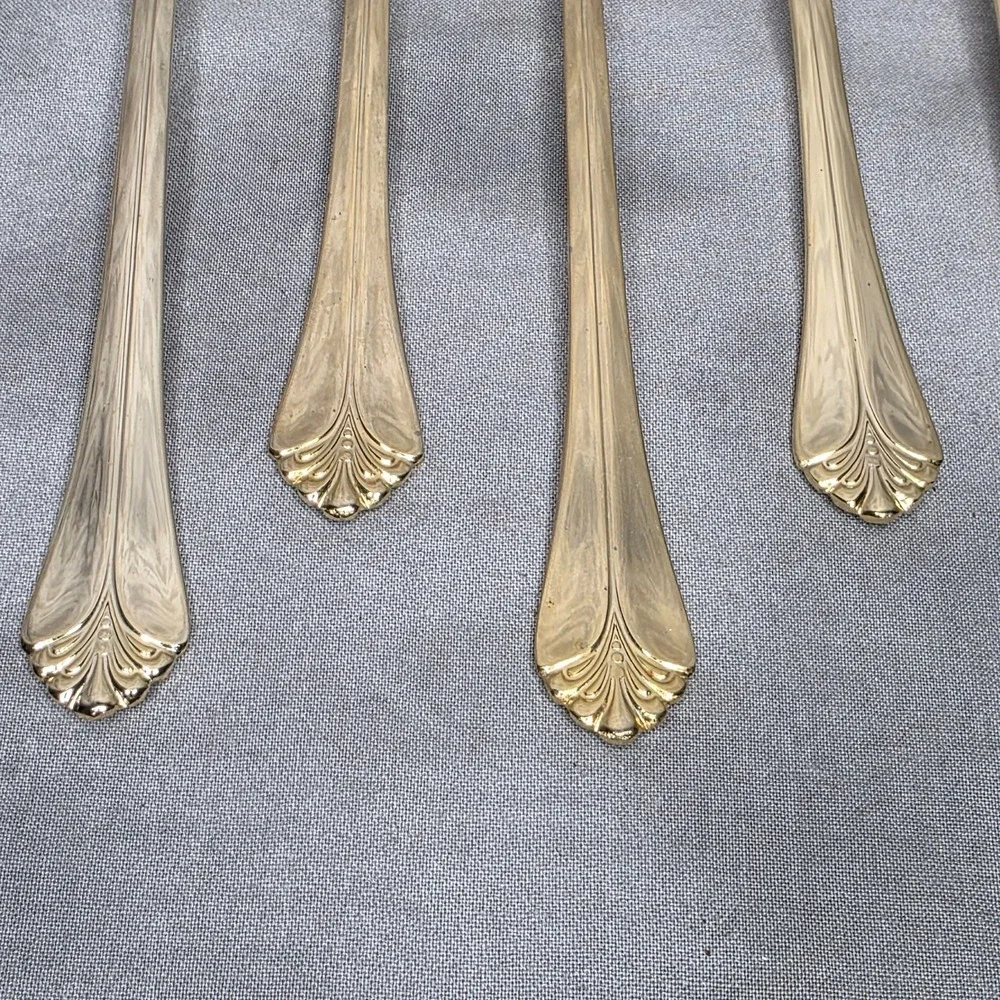 (X12) International Silver INS398 Gold Electroplate 7.75